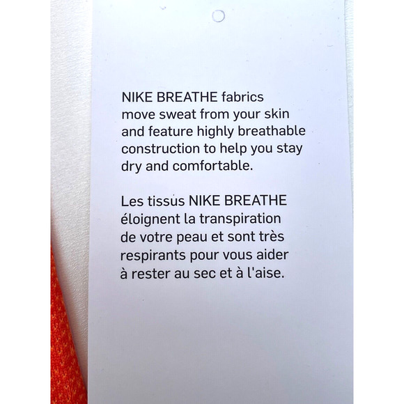 Nike Tech Pack Breathe NWT Men's Running Reflect Trim Orange Shirt Size Medium - Picture 15 of 16